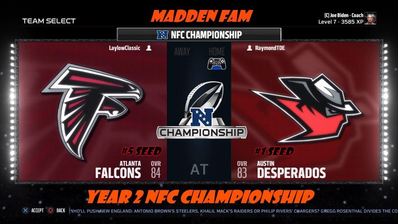 Madden Desperados Logo - Madden 17 Connected Franchise | Falcons @ Desperados NFC Conference ...