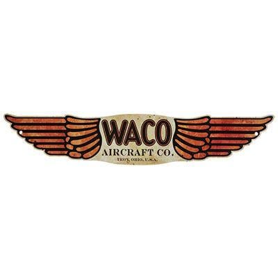 Vintage Aircraft Logo - Vintage Aircraft Logo Silhouette Metal Signs
