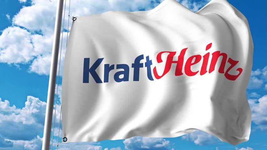 Kraft Heinz Logo - Waving Flag With Kraft Heinz Stock Footage Video 100% Royalty Free