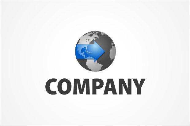 Globe with Arrow Company Logo - 27+ Globe Logo Designs, Ideas, Examples | Design Trends - Premium ...