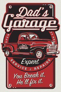 Antique Garage Logo - Best car signs image. Vintage posters, Garage art, Vintage signs