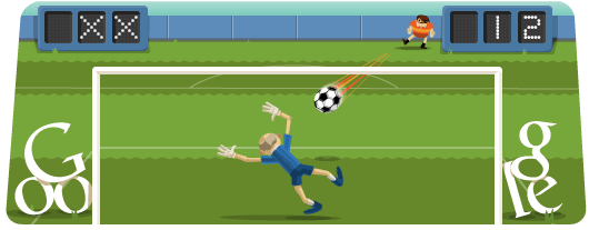Football Google Logo - Soccer 2012