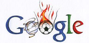 Football Google Logo - World Cup 2018 - Day 1