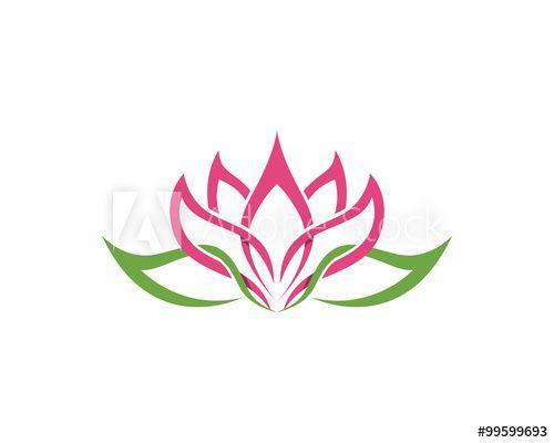 Stylized Flower Logo - Stylized lotus flower Logo this stock vector and explore