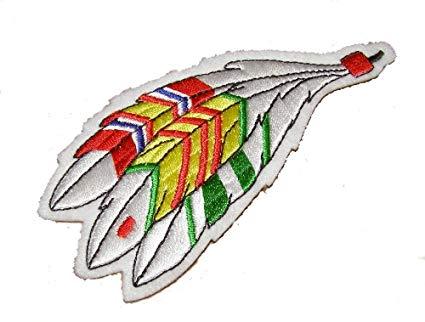 Native Feathers Logo - Amazon.com : VIETNAM RIBBONS ON NATIVE AMERICAN FEATHERS PATCH ...