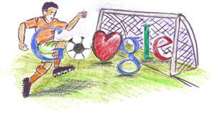 Football Google Logo - World Cup 2018 - Day 1