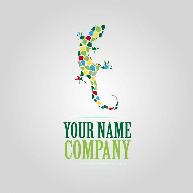 Lizard Logo - Colors gecko logo template Vector | Free Download