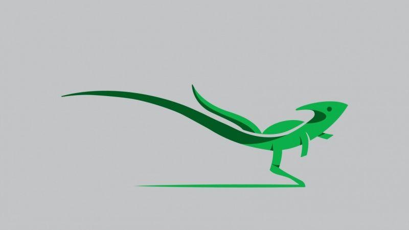 Lizard Logo - This Is My Central América Basilisk lizard Logo | Skillshare Projects