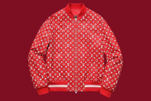 Red Lui Vittonlogo Logo - Supreme x Louis Vuitton Resale Prices Are Already Out of Control | GQ
