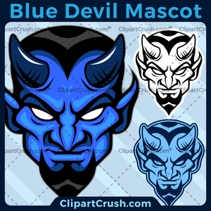 Blue Devils Logo - Blue Devils Mascot Logo / Download Blue Devil Clipart for Sports