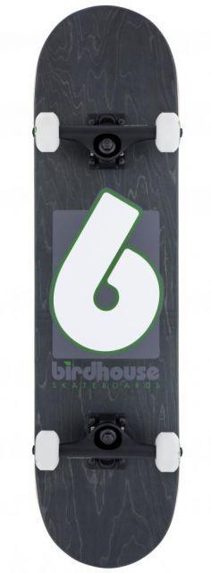 Black Green B Logo - Birdhouse Stage 3 B Logo Black/Green Complete Skateboard - 8 ...