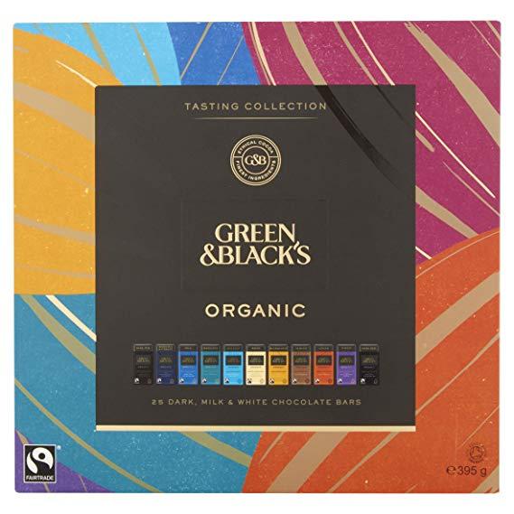 Black Green B Logo - Green & Black's Organic Tasting Collection Boxed Chocolates, 395g ...
