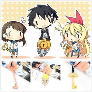 Nisekoi Logo - Nisekoi Anime Kirisaki chitoge Raku Necklace Lock Pendant Cosplay 3 ...