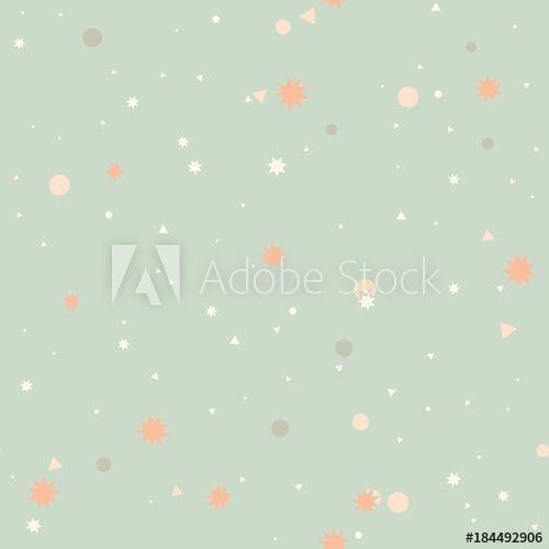 Orange Circle White Triangle Logo - Colorful pastel abstract seamless pattern with pink, gray dots ...