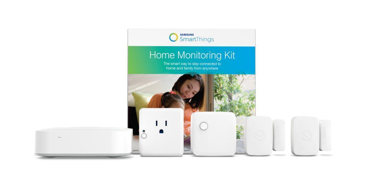 Samsung Smart Home Logo - Samsung SmartThings Home Monitoring Kit: Amazon.co.uk: DIY & Tools