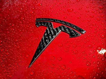 Tesla Model 3 Logo - EV Wraps Tesla Model 3 Frunk Logo Decal Carbon Fiber