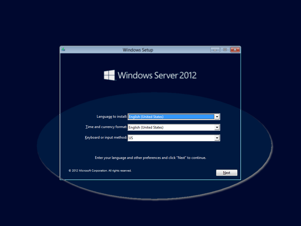 Microsoft Windows Server 2012 Logo - Installing Windows Server 2012 in Core Mode – Step by Step – Part 1 ...