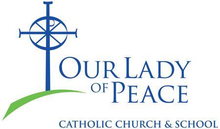 Cathloic Cross Logo - Our Lady of Peace Catholic Church & School | Our Logo | Minneapolis, MN