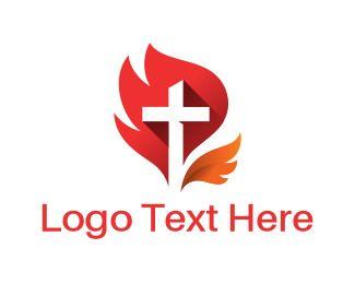 Cathloic Cross Logo - Catholic Logo Maker