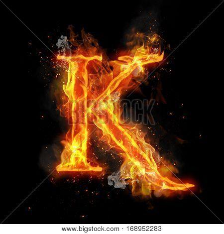 Flaming K Logo - 