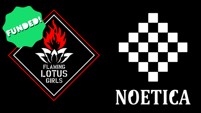 Flaming K Logo - NOETICA - Kinetic Fire Art for Burning Man 2017 by Flaming Lotus ...