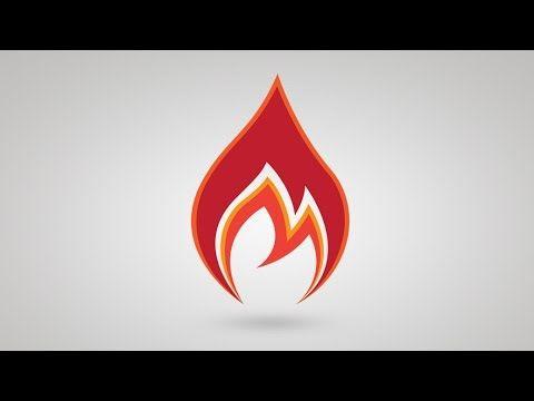 Flaming K Logo - How to Design a Flame / Fire Vector Logo Icon in Adobe Illustrator ...