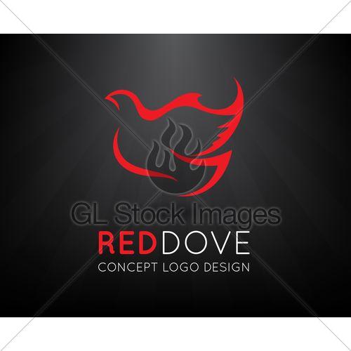 Red Dove Logo - Red Dove Logos 02 · GL Stock Images