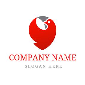 Red Dove Logo - Free Dove Logo Designs | DesignEvo Logo Maker