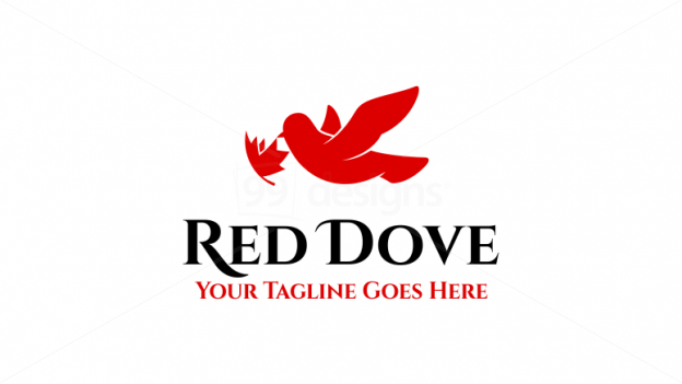 Red Dove Logo - Red Dove on 99designs Logo Store | My Logo Store | Pinterest ...