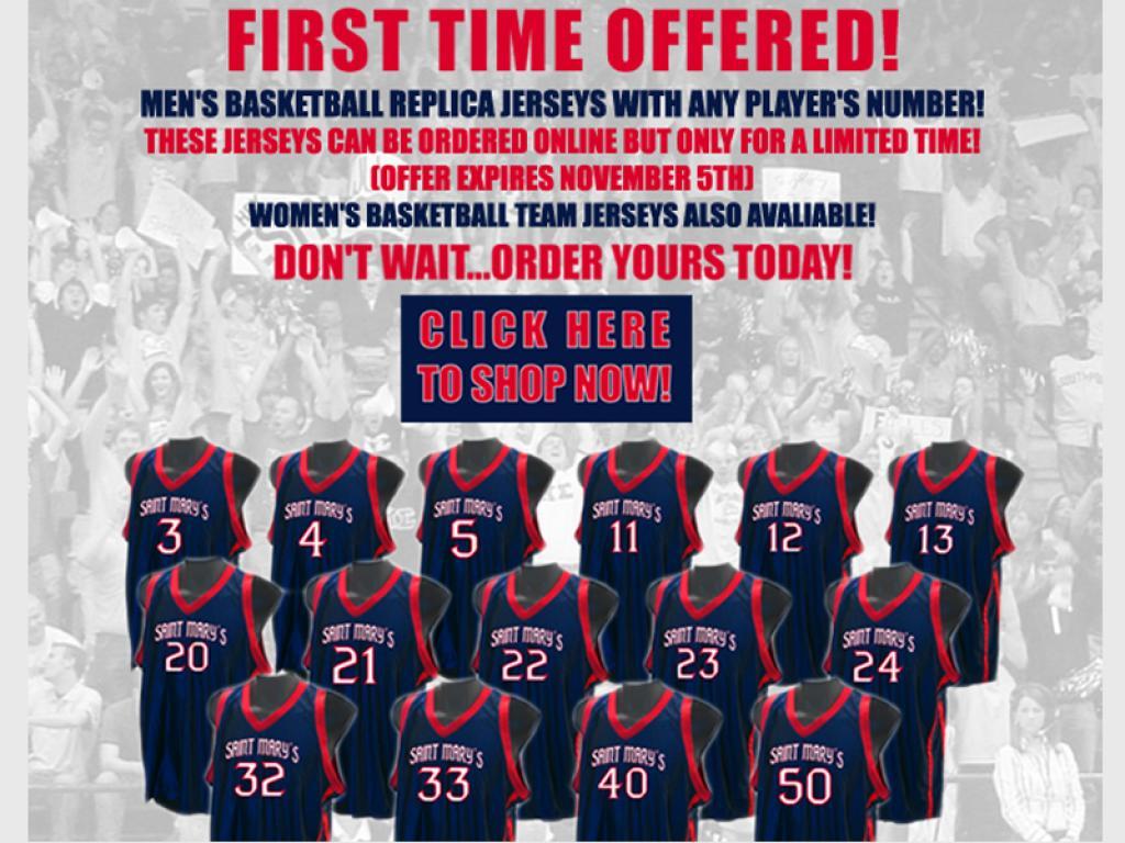 Saint Mary's Gaels Logo - SMC Basketball Replica Jerseys Available Online - SMC California ...