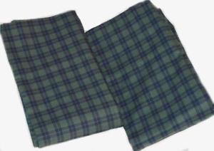 Blue and Green Check Logo - RALPH LAUREN Navy Blue and Green Check STANDARD PILLOWCASES COTTON ...