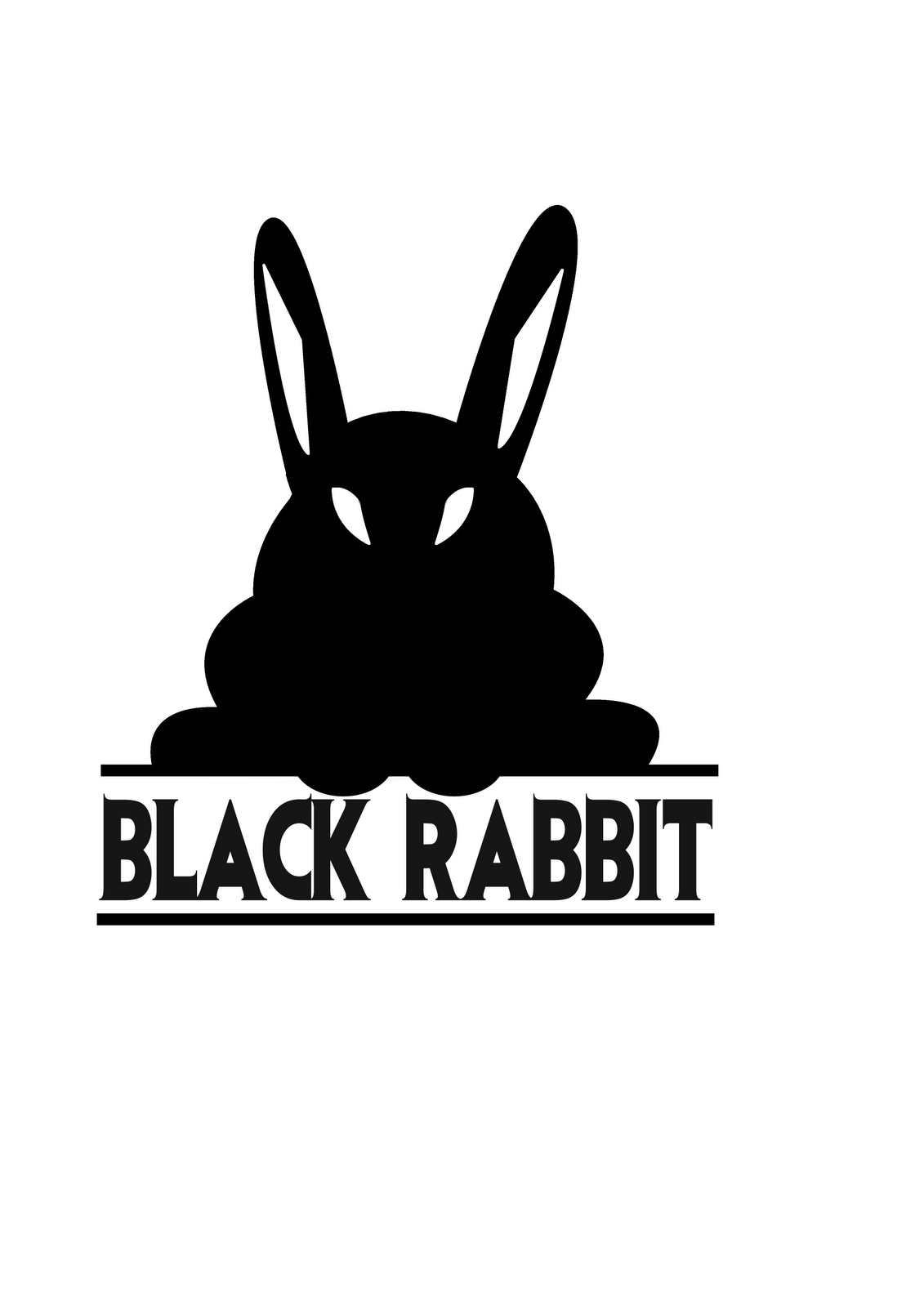 Black Rabbit Logo - photoshop work: Black Rabbit Logo