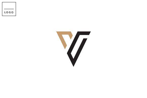 Cool Letter V Logo - Letter V Logo by exe design on @creativemarket #GraphicDesign ...