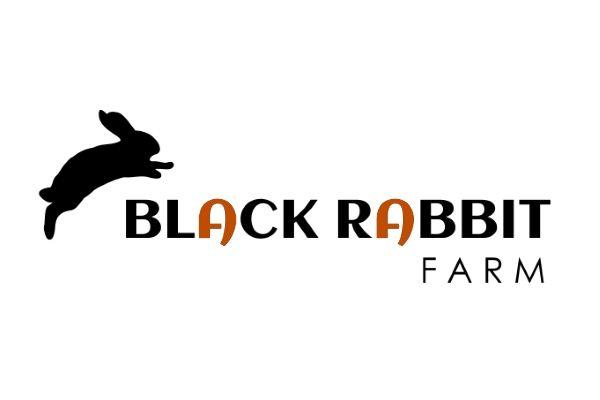 Black Rabbit Logo - Colour Logo for Black Rabbit Farm - Weka Web Design Wanaka