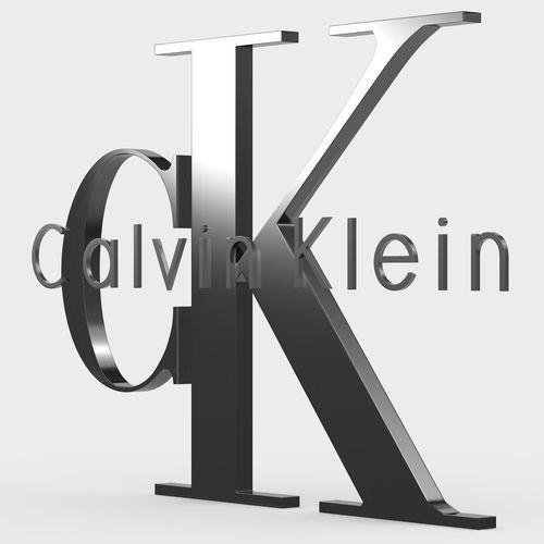 Calvin Klein Logo - 3D model calvin klein logo clothing | CGTrader