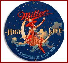 Woman Moon Miller Beer Logo - Logos: Illuminati, Sun, moon, eclipse, light, pyramid, star