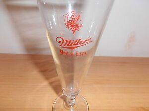 Woman Moon Miller Beer Logo - Details about Vintage Miller High Life Logo Pilsner Beer Glass Woman Girl Sitting in Moon