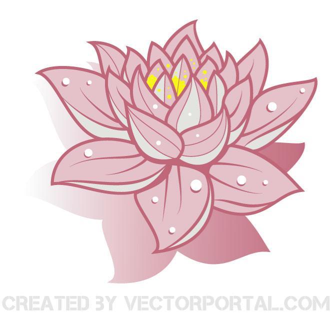 Chinese Flower Logo - Chinese Lotus Flower Clipart