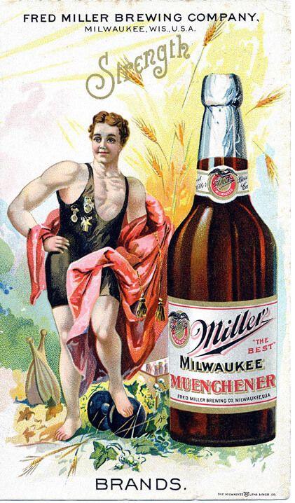 Woman Moon Miller Beer Logo - History Brewing Company