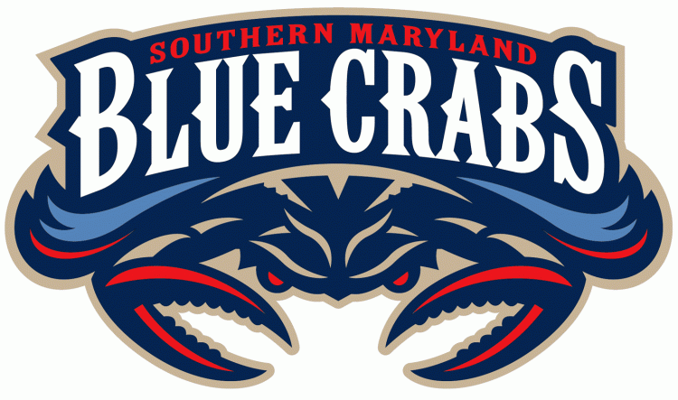 Crab Football Logo - Southern Maryland Blue Crabs Primary Logo - Atlantic League (ALPB ...