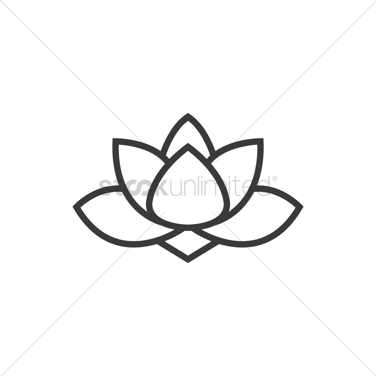 Chinese Flower Logo - Chinese lotus flower Vector Image