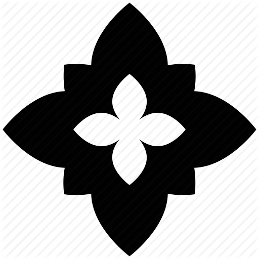 Chinese Flower Logo - Chinese flower, decorative flower, flower, flower silhouette icon