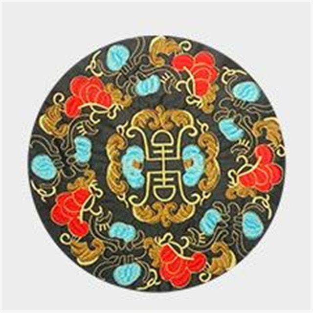 Chinese Flower Logo - New Down pilot Jacket Delicate Embroidery Iron On Patches Clothes ...