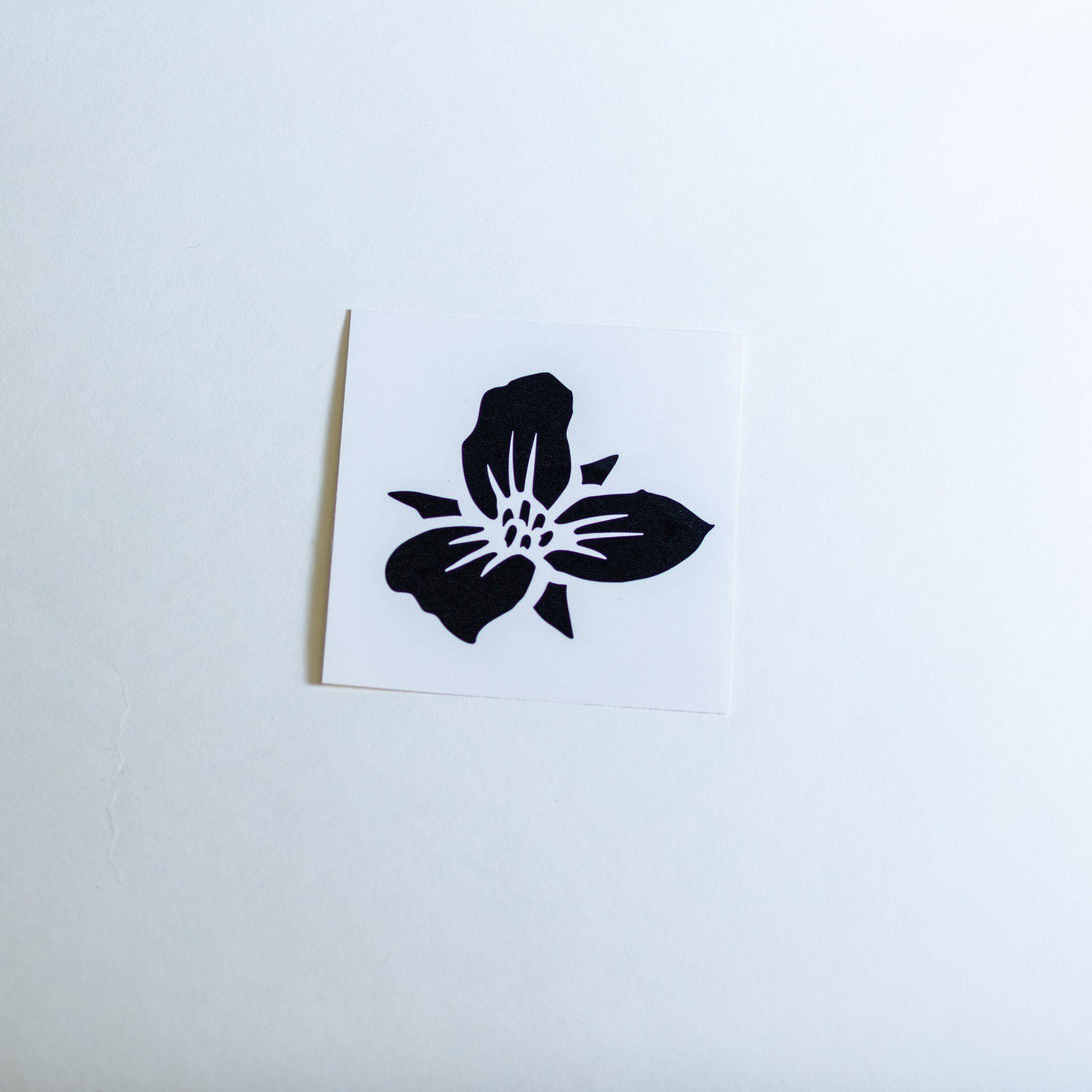Chinese Flower Logo - Trillium Flower Logo Decal