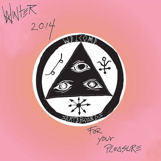 Triangle Skate Logo - Welcome Skateboards winter collection 2014