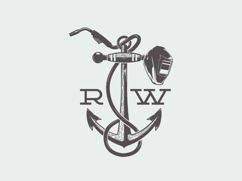 Welding Logo - RW Welding Logo by Warren Keefe | Dribbble | Dribbble