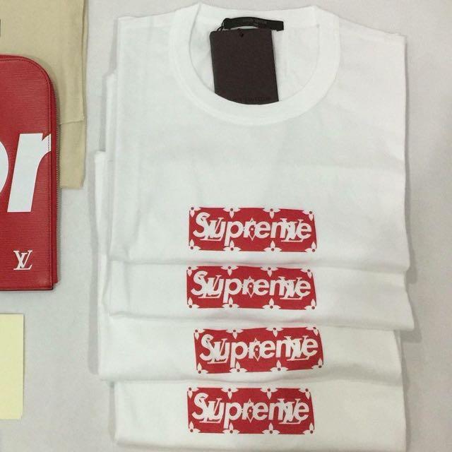 LV X Supreme Box Logo - Supreme X Lv Box Logo, Men's Fashion, Clothes on Carousell