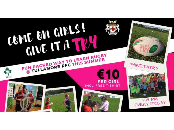Girls Inc L Transparent Logo - GIRLS of Tullamore... are you interested in playing RUGBY?