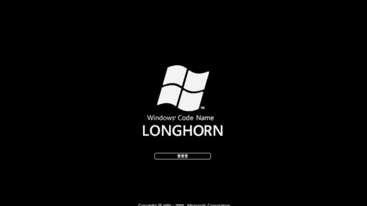 Windows Longhorn Logo - Windows Longhorn History (2002 2007)