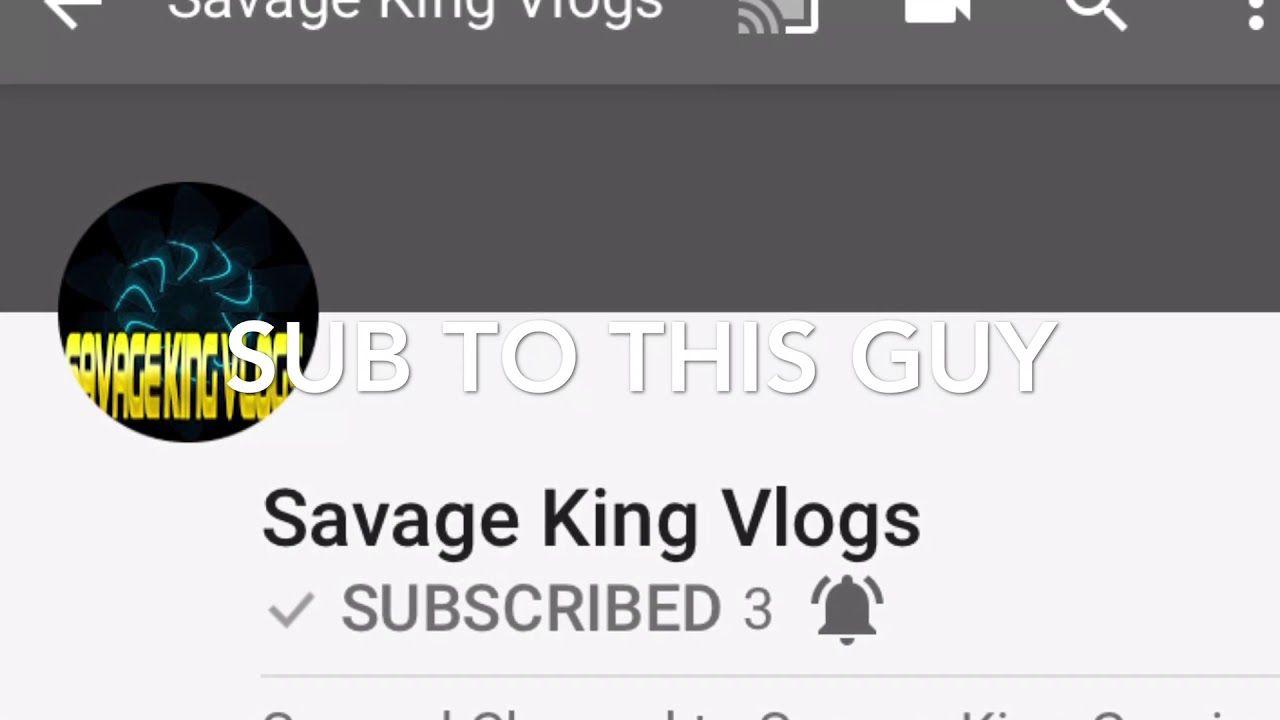 Savage Vlogs Logo - Shoutout to Savage King Vlogs - YouTube